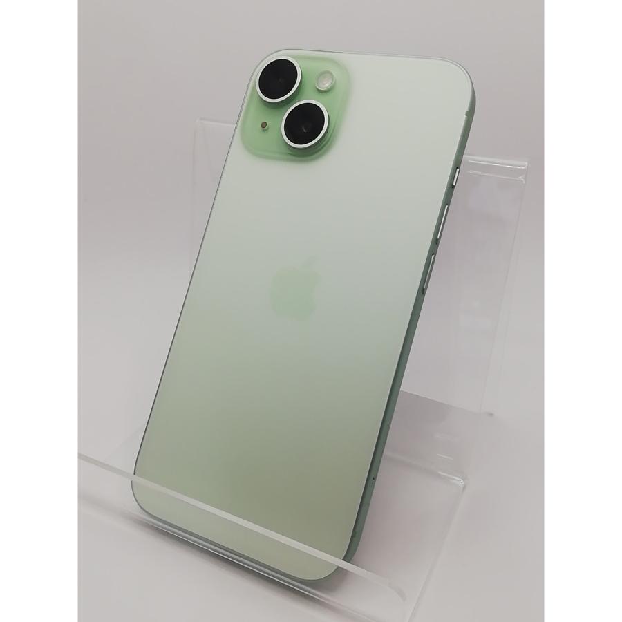 中古】Apple 国内版 【SIMフリー】 iPhone 15 256GB グリーン MTMT3J/A