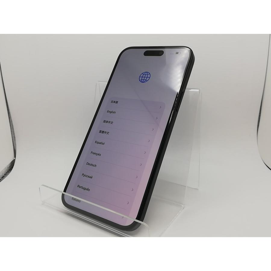 【中古】Apple 国内版 【SIMフリー】 iPhone 15 Plus 256GB ブラック MU0F3J/A【新橋烏森通り】保証期間１ヶ月【ランクA】の画像