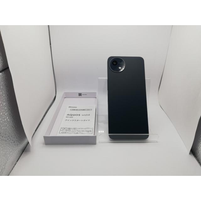 中古】SHARP docomo 【SIMフリー】 AQUOS Wish4 ブラック 4GB 64GB SH