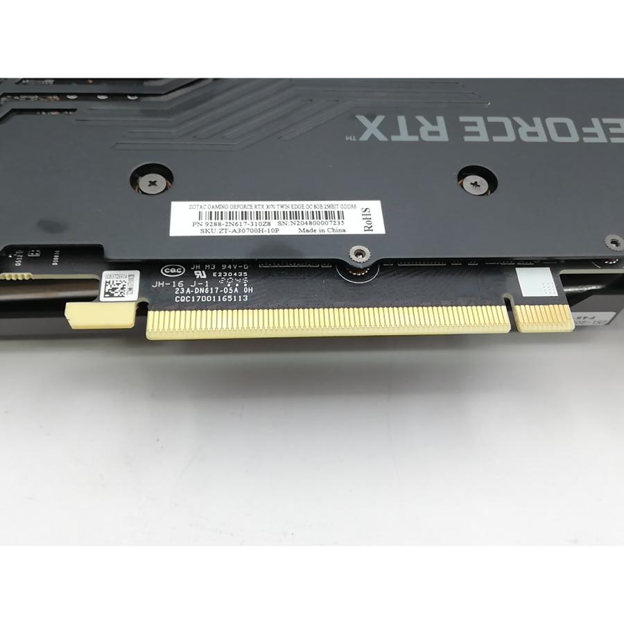 中古】ZOTAC GAMING GeForce RTX 3070 Twin Edge OC（ZT-A30700H-10P