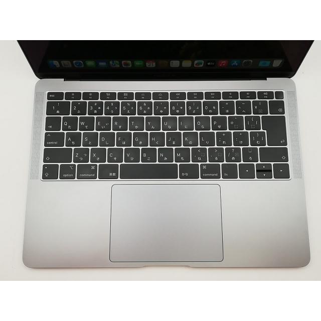 【中古】Apple MacBook Air 13インチ Corei5:1.6GHz 128GB スペースグレイ MRE82J/A (Late 2018)【川崎駅前】保証期間１ヶ月【ランクC】の画像