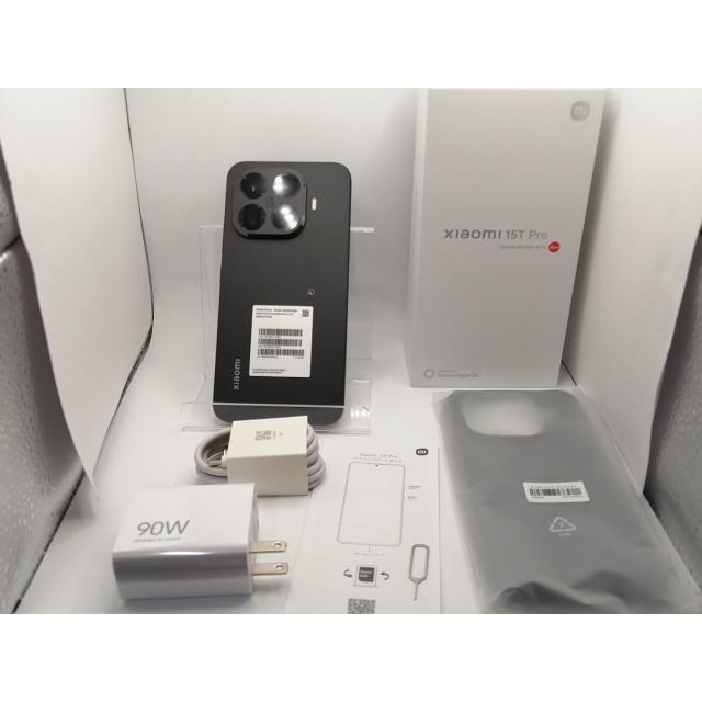 中古】Xiaomi 国内版 【SIMフリー】 Xiaomi 15T Pro ブラック 12GB