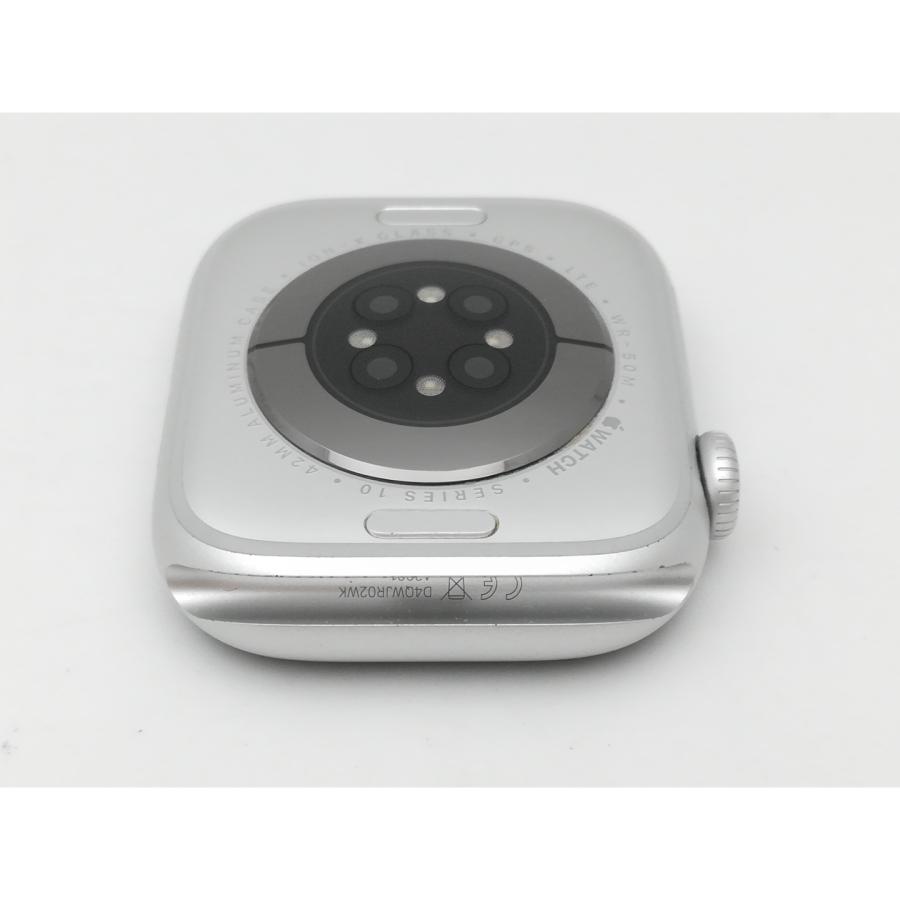 【中古】Apple Apple Watch Series10 42mm Cellular シルバーアルミニウムケース (バンド無し)【中野】保証期間１ヶ月【ランクB】の画像