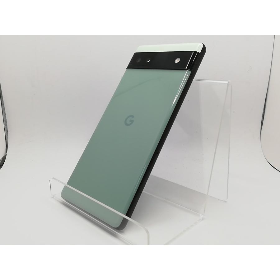 中古】Google au 【SIMフリー】 Pixel 6a セージ 6GB 128GB GB17L