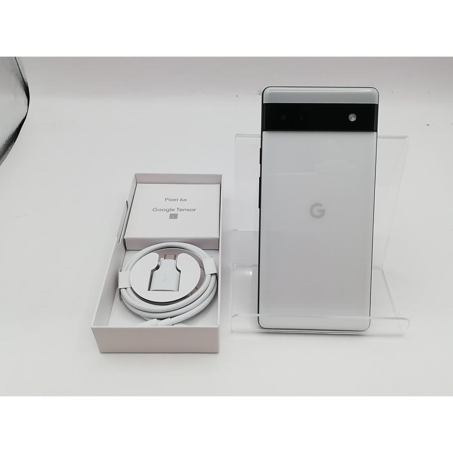 中古】Google au 【SIMフリー】 Pixel 6a チョーク 6GB 128GB GB17L