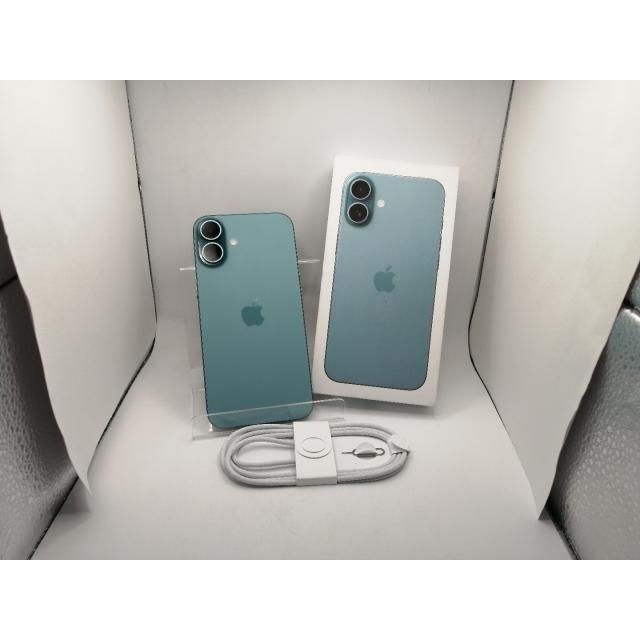 【中古】Apple 国内版 【SIMフリー】 iPhone 16 Plus 128GB ティール MXVF3J/A【新橋烏森通り】保証期間１ヶ月【ランクA】の画像