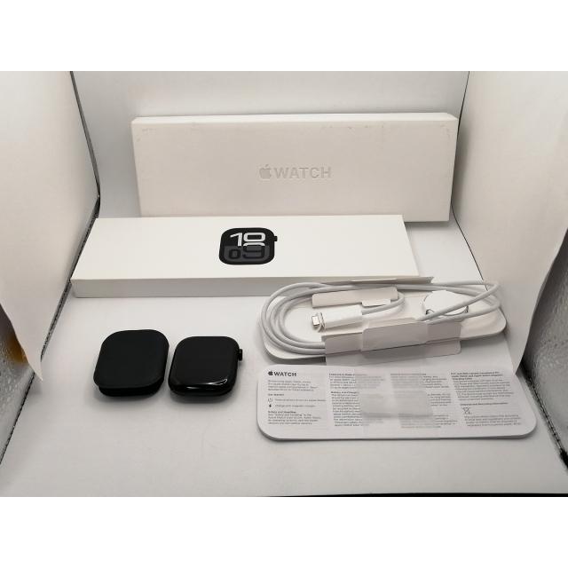 【中古】Apple Apple Watch Series10 46mm GPS ジェットブラックアルミニウムケース (バンド無し) 海外版【川崎駅前】保証期間１ヶ月【ランクB】の画像
