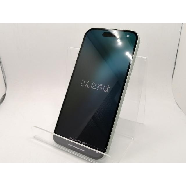 【中古】Apple docomo 【SIMフリー】 iPhone 15 128GB グリーン MTMM3J/A【川崎駅前】保証期間１ヶ月【ランクA】の画像