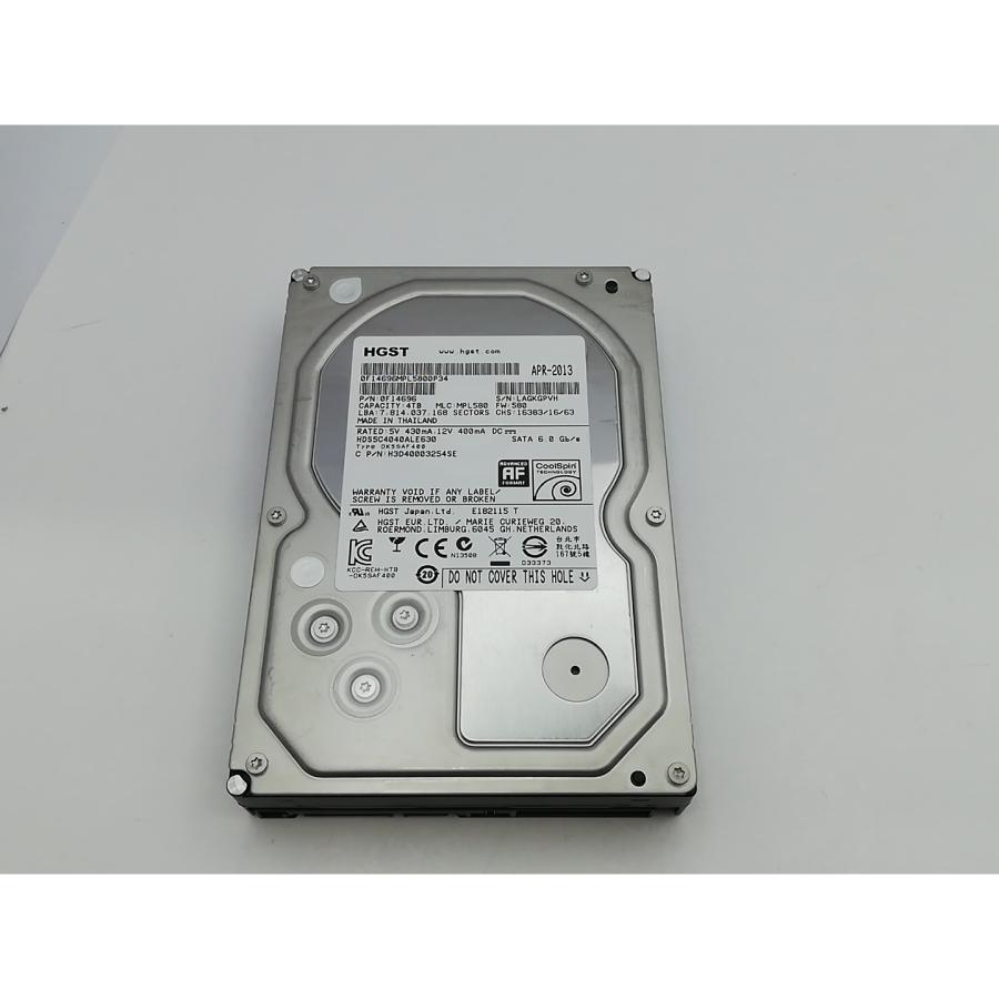 HGST 4TB 内蔵型ハードディスクドライブ HDS5C4040ALE630 中古】HGST HDS5C4040ALE630 4TB/CoolSpin/32MB/6Gbps【川崎駅前】保証