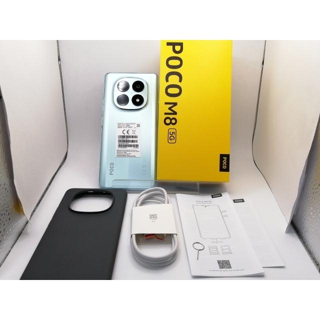 中古】Xiaomi 国内版 【SIMフリー】 POCO M8 5G グリーン 8GB 256GB