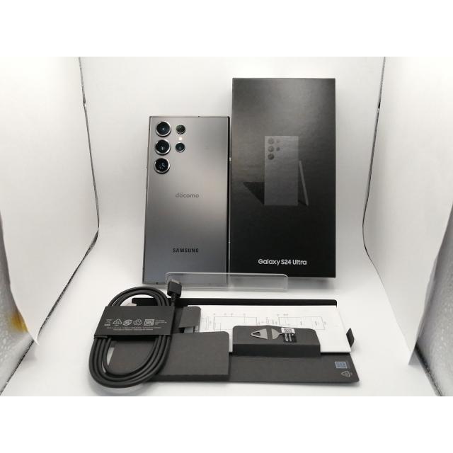 中古】SAMSUNG docomo 【SIMフリー】 Galaxy S24 Ultra チタニウム