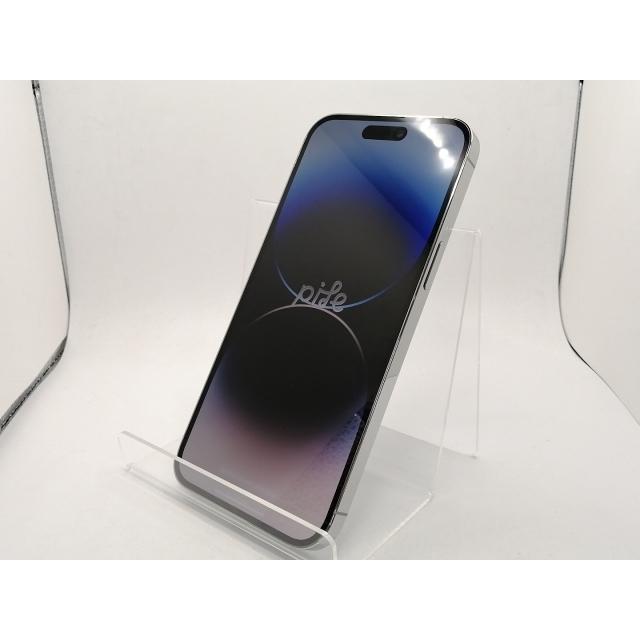 【中古】【赤ロム保証あり】Apple au 【SIMフリー】 iPhone 14 Pro Max 256GB シルバー MQ9C3J/A【秋葉3号】保証期間１ヶ月【ランクC】の画像