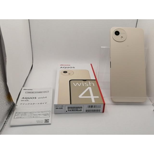 中古】SHARP docomo 【SIMフリー】 AQUOS wish4 ホワイト 4GB 64GB SH