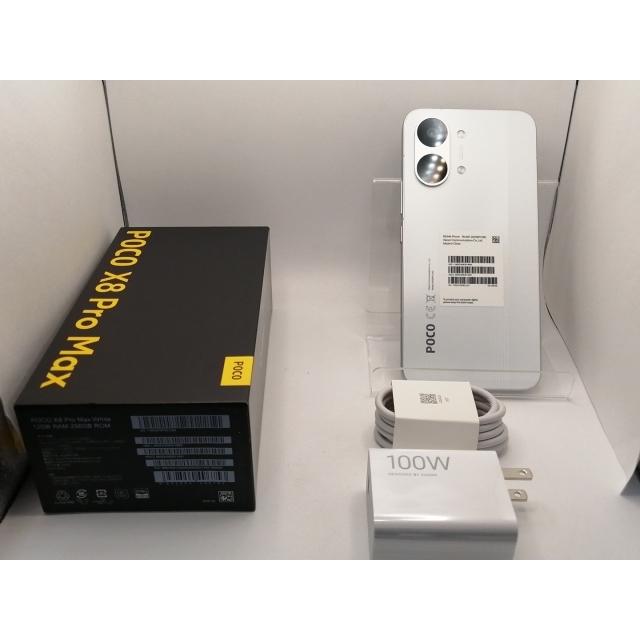 中古】Xiaomi 国内版 【SIMフリー】 POCO X8 Pro Max ホワイト 12GB