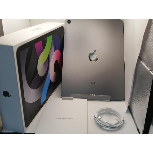【中古】Apple 【Wi-Fi】 iPad Air（第4世代/2020） 64GB スペースグレイ MYFM2J/A【新橋】保証期間１ヶ月【ランクC】の画像