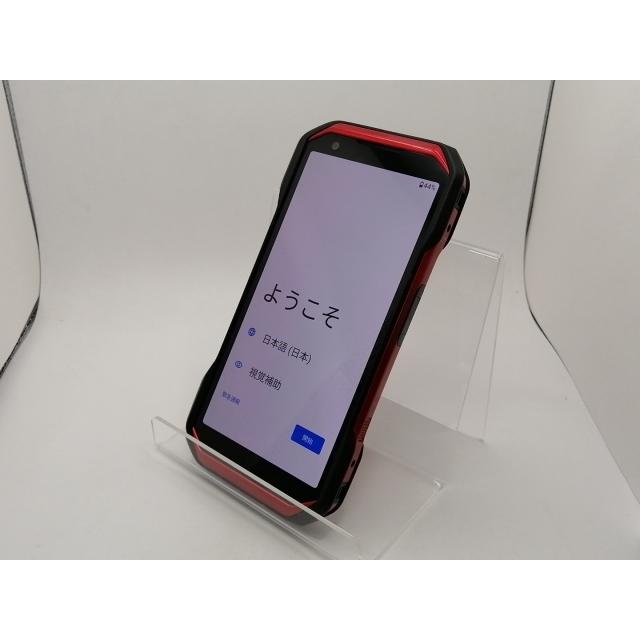 中古】KYOCERA au 【SIMフリー】 TORQUE G06 レッド 6GB 128GB KYG03