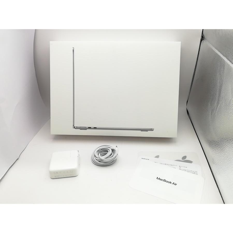 【中古】Apple MacBook Air 13インチ CTO (M3,2024) シルバー M3(CPU:8C/GPU:10C)/16G/256G【秋葉5号】保証期間１ヶ月【ランクA】の画像