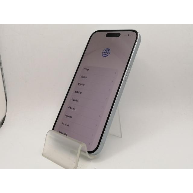 【中古】Apple docomo 【SIMフリー】 iPhone 15 128GB ブルー MTML3J/A【川崎駅前】保証期間１ヶ月【ランクA】の画像