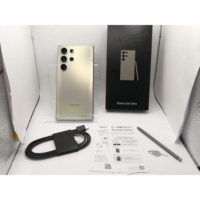 中古】SAMSUNG 国内版 【SIMフリー】 Galaxy S24 Ultra チタニウム