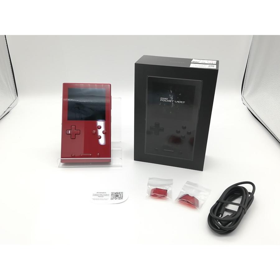 【中古】AYANEO 【Wi-Fi】 AYANEO Pocket VERT ラヴァレッド 【Snapdragon8 +Gen1/12GB/256GB】【川崎駅前】保証期間１ヶ月【ランクA】の画像