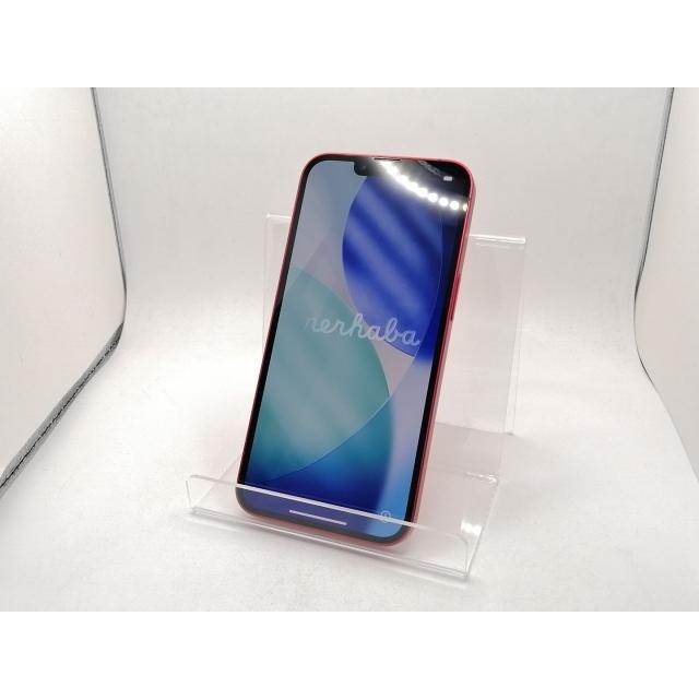 【中古】【赤ロム保証あり】Apple au 【SIMフリー】 iPhone 14 128GB  (PRODUCT)RED MPV93J/A【川崎駅前】保証期間１ヶ月【ランクC】の画像
