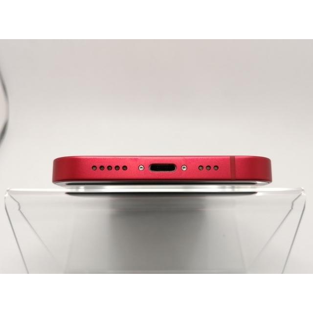 【中古】【赤ロム保証あり】Apple au 【SIMフリー】 iPhone 14 128GB  (PRODUCT)RED MPV93J/A【川崎駅前】保証期間１ヶ月【ランクC】の画像
