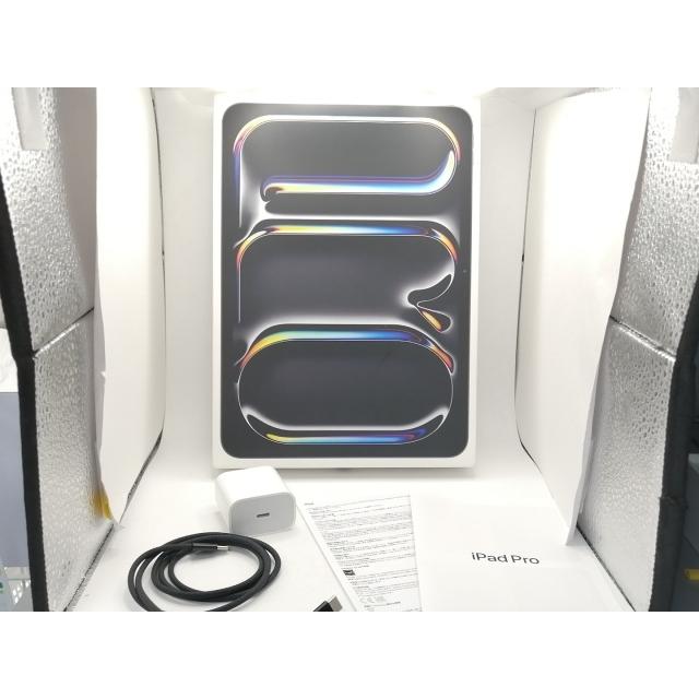 【中古】Apple 【Wi-Fi】 11インチ iPad Pro（M4/2024） 256GB スペースブラック 標準ガラス MVV83J/A【新橋】保証期間１ヶ月【ランクC】の画像