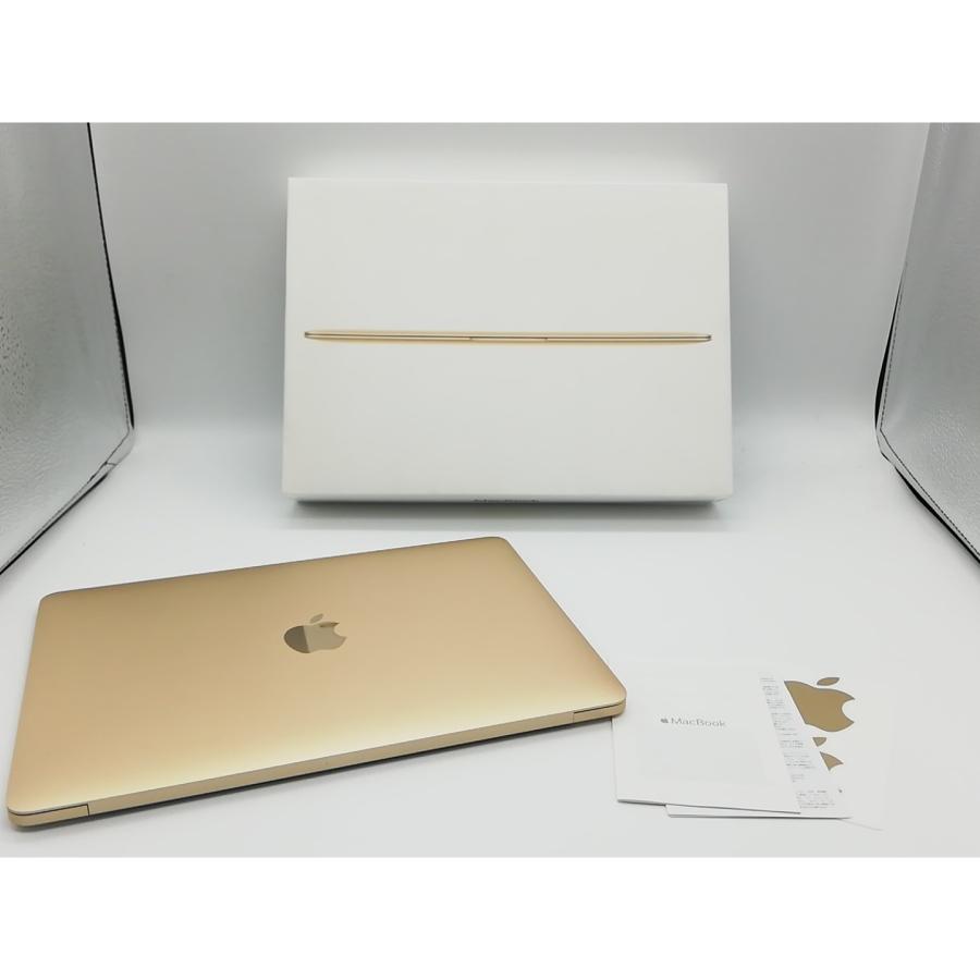 中古】Apple MacBook 12インチ CoreM3:1.2GHz 256GB ゴールド MNYK2J/A