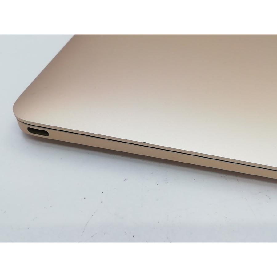 中古】Apple MacBook 12インチ CoreM3:1.2GHz 256GB ゴールド MNYK2J/A