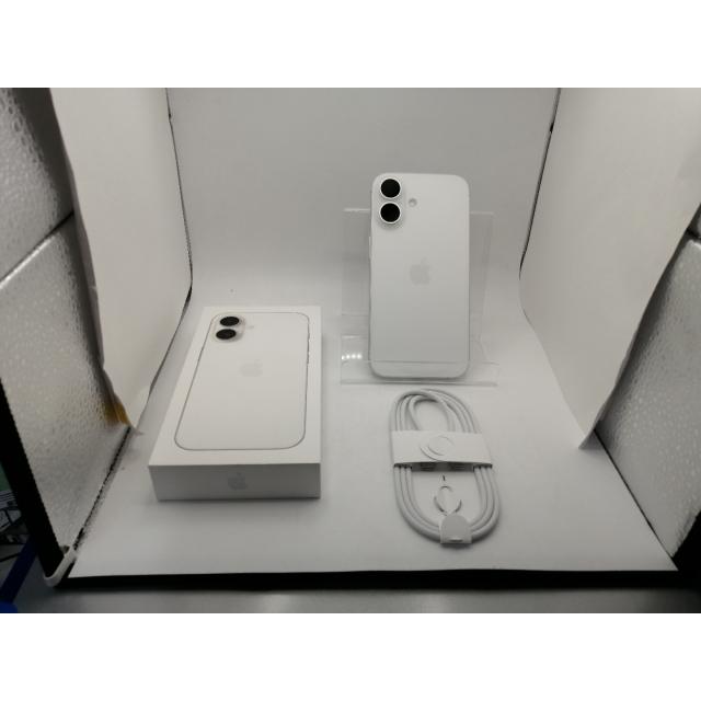 【中古】Apple 国内版 【SIMフリー】 iPhone 16 128GB ホワイト MYDR3J/A【川崎駅前】保証期間１ヶ月【ランクA】の画像