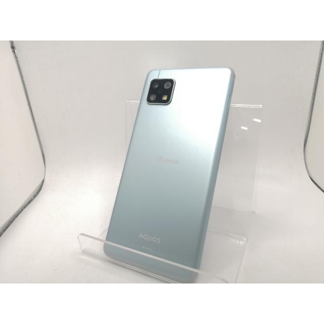 中古】SHARP docomo 【SIMロック解除済み】 AQUOS sense4 ライトブルー