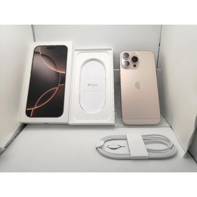 中古】Apple 海外版 【SIMフリー】 iPhone 16 Pro Max 512GB デザート