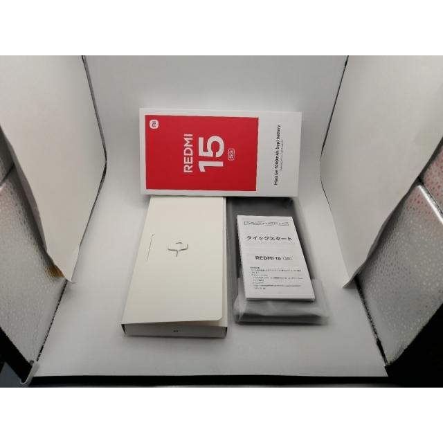 未使用】Xiaomi SoftBank 【SIMフリー】 REDMI 15 5G チタングレー 4GB