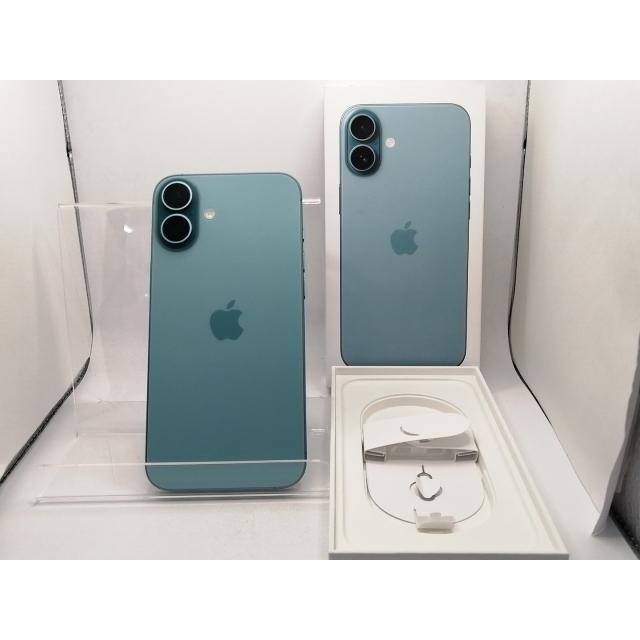 【中古】Apple 国内版 【SIMフリー】 iPhone 16 Plus 128GB ティール MXVF3J/A【川崎駅前】保証期間１ヶ月【ランクA】の画像