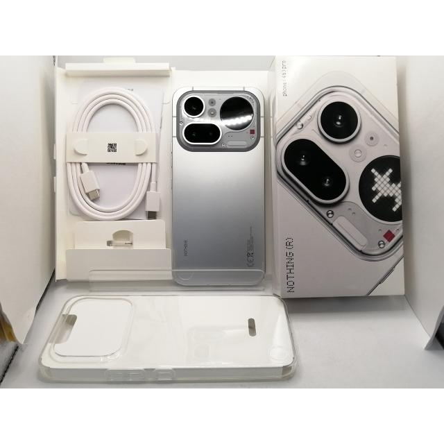 【中古】NOTHING 楽天モバイル 【SIMフリー】 Nothing Phone (4a) Pro シルバー 12GB 256GB【川崎駅前】保証期間１ヶ月【ランクA】の画像