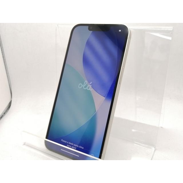 【中古】Apple SoftBank 【SIMフリー】 iPhone 13 256GB スターライト MLNJ3J/A【川崎駅前】保証期間１ヶ月【ランクA】の画像