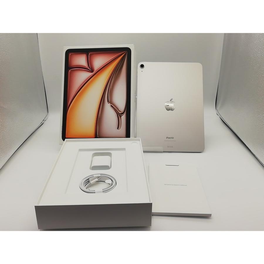 【中古】Apple 【Wi-Fi】 11インチ iPad Air（M2/2024） 256GB スターライト MUWJ3J/A【川崎駅前】保証期間１ヶ月【ランクA】の画像