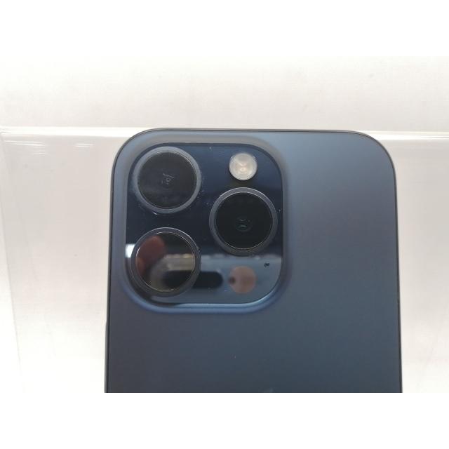 【中古】Apple SoftBank 【SIMフリー】 iPhone 15 Pro 128GB ブルーチタニウム MTUA3J/A【川崎駅前】保証期間１ヶ月【ランクB】の画像