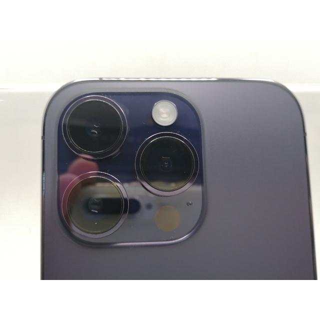 【中古】Apple au 【SIMフリー】 iPhone 14 Pro 256GB ディープパープル MQ1E3J/A【川崎駅前】保証期間１ヶ月【ランクB】の画像