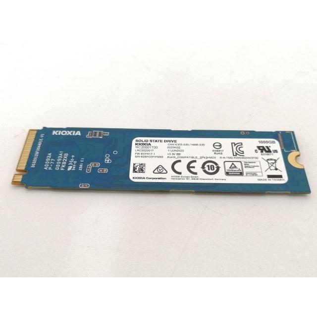 中古】KIOXIA EXCERIA G2 LRC20Z001TG8 1TB(M.2 2280/PCIe3.0 NVMe