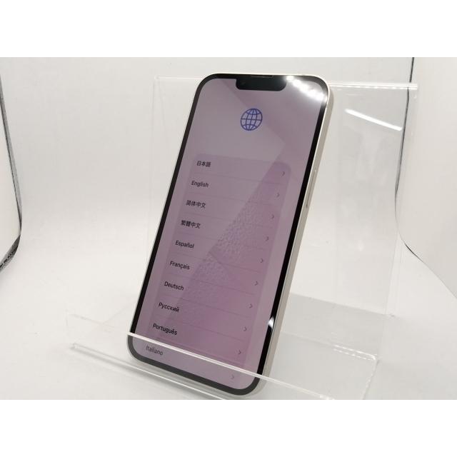 【中古】Apple docomo 【SIMフリー】 iPhone 13 128GB スターライト MLND3J/A【川崎駅前】保証期間１ヶ月【ランクB】の画像