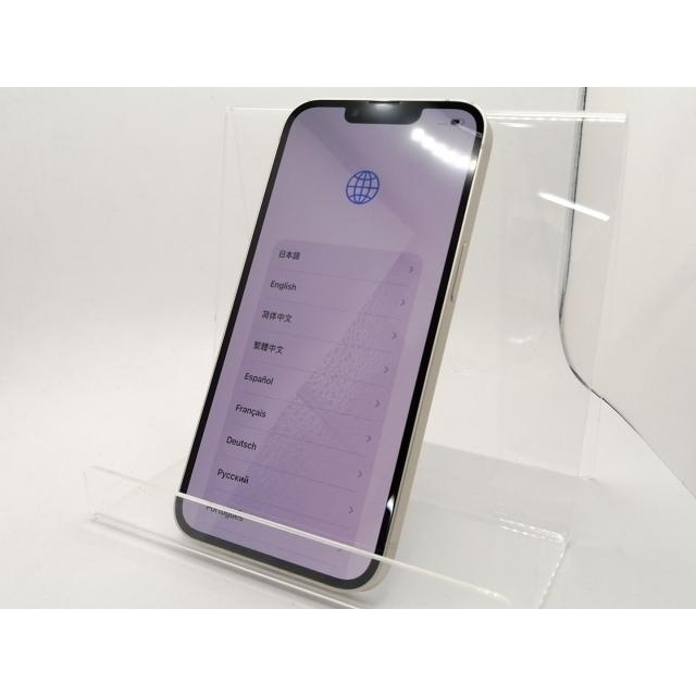 【中古】Apple docomo 【SIMフリー】 iPhone 13 128GB スターライト MLND3J/A【川崎駅前】保証期間１ヶ月【ランクB】の画像