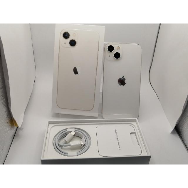 【中古】Apple docomo 【SIMフリー】 iPhone 13 128GB スターライト MLND3J/A【川崎駅前】保証期間１ヶ月【ランクB】の画像