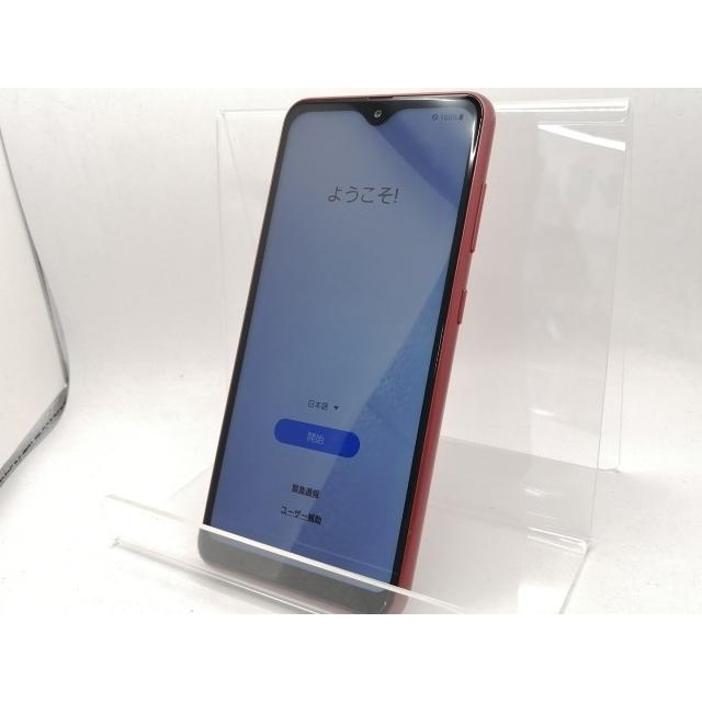 中古】SAMSUNG docomo 【SIMフリー】 Galaxy A22 5G レッド 4GB 64GB