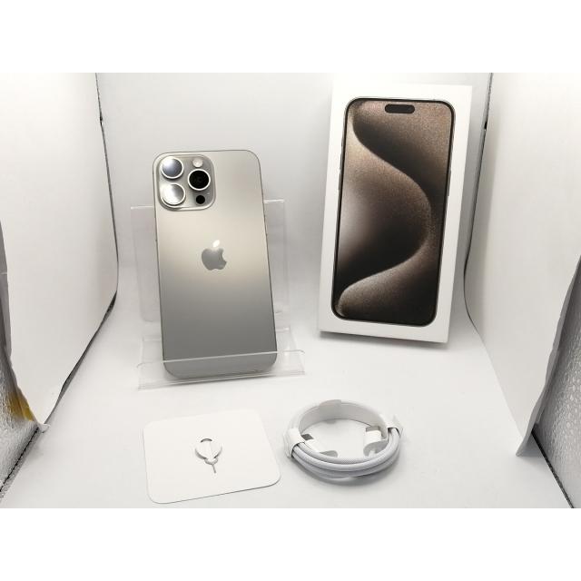 【中古】Apple 国内版 【SIMフリー】 iPhone 15 Pro Max 512GB ナチュラルチタニウム MU6W3J/A【川崎駅前】保証期間１ヶ月【ランクA】の画像