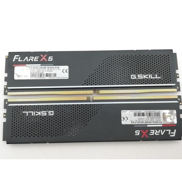 中古】DDR5 16GB 2枚組（合計32GB） DDR5-6000(PC5-48000