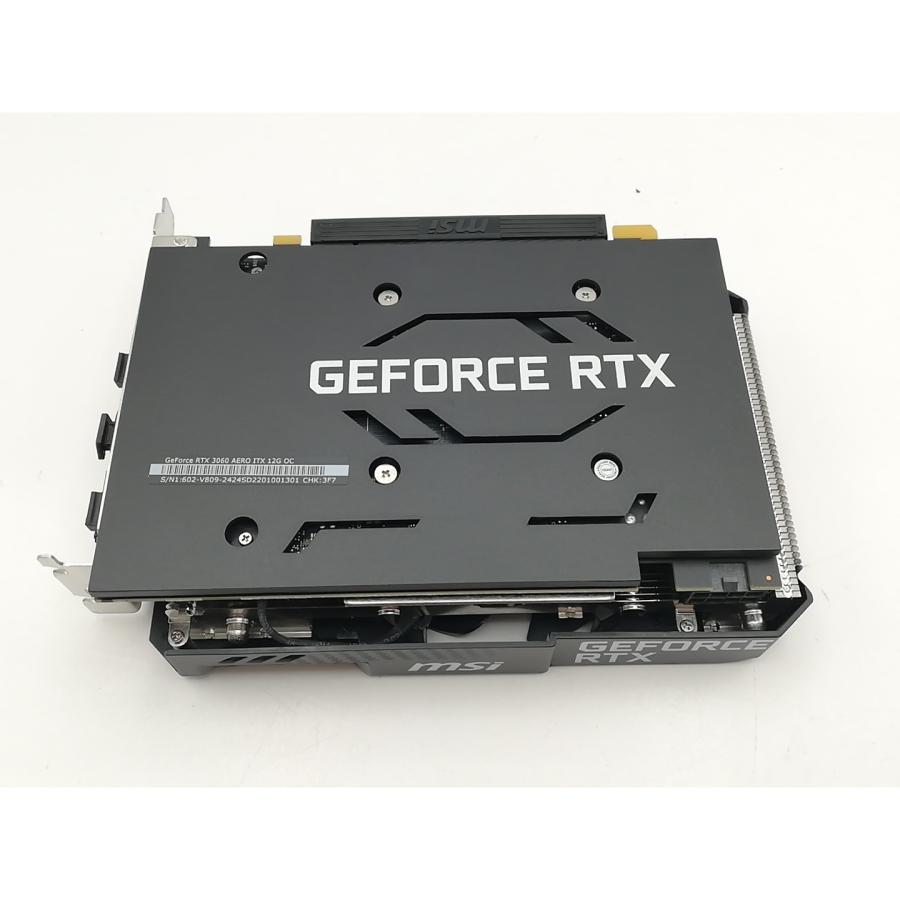 MSI GeForce RTX3060 AEROITX12G OC(LHR)中古 中古】MSI GeForce RTX 3060 AERO ITX 12G OC RTX3060(LHR)/12GB(GDDR6