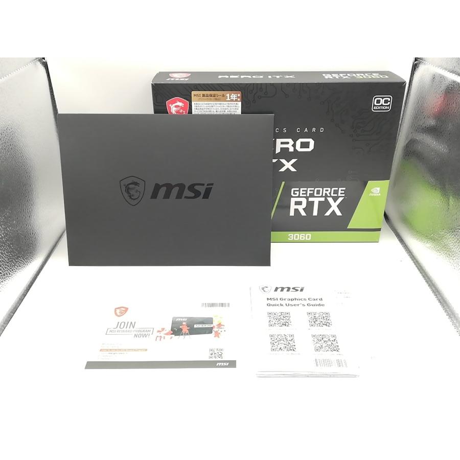 中古】MSI GeForce RTX 3060 AERO ITX 12G OC RTX3060(LHR)/12GB(GDDR6