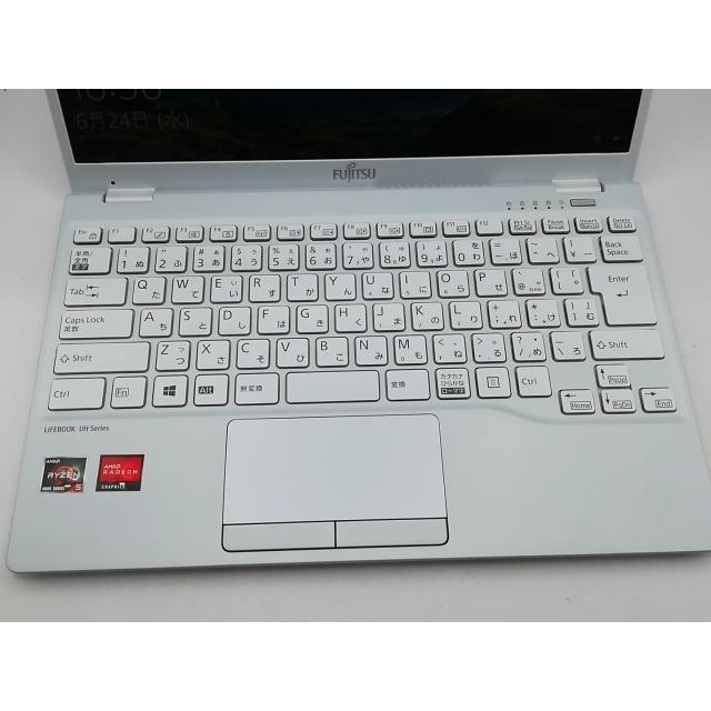 中古】Fujitsu LIFEBOOK UH UH75/E3 FMVU75E3WB シルバーホワイト 【R5