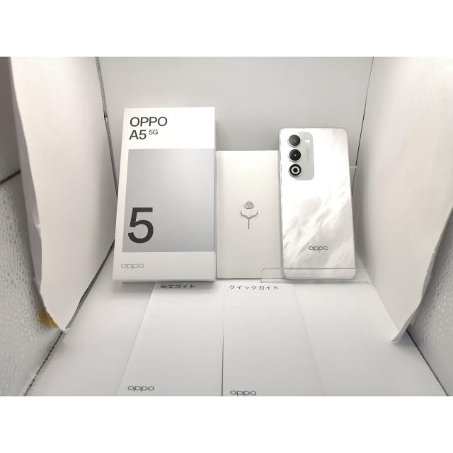 中古】Oppo au 【SIMフリー】 OPPO A5 5G 4GB 128GB ホワイト OPG06